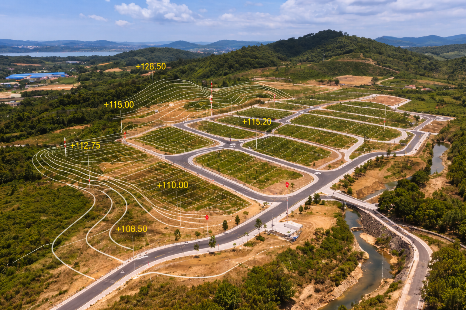 công trình Địa hình Đã thực hiện